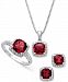 Gemstone Diamond Accent Jewelry Sets In Sterling Silver