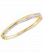 Effy Diamond Baguette Bangle Bracelet (3/4 ct. t. w. ) in 14k Tricolor Gold