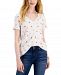 Style & Co Women's Cotton Printed V-Neck T-Shirt, Created for Macy's