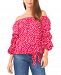 Vince Camuto Women's Off-The-Shoulder Bubble-Sleeve Top