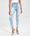 Inc International Concepts Women's High Rise Ripped Skinny Jeans, Created for Macy's