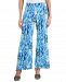 Jm Collection Women's Ikat Dreams Printed Pull-On Pants, Created for Macy's