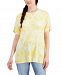 Style & Co Women's Printed Drapey T-Shirt, Created for Macy's