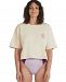 Charlie Holiday Cotton Cropped Graphic T-Shirt