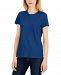 Inc International Concepts Women's Slim Fit Crewneck Top, Created for Macy's