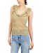 Inc International Concepts Women's Ruffle Sweater Tank Top, Created for Macy's