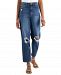 Inc International Concepts Women's High Rise Ripped Mom Jeans, Created for Macy's