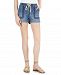 Inc International Concepts Women's High Rise Embroidered Drawstring Shorts, Created for Macy's