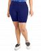 Inc International Concepts Plus Size Solid Bike Shorts, Created for Macy's