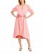 Donna Karan Women's Puff-Sleeve High-Low Dress