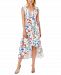 Adrianna Papell Women's High-Low Printed Dress