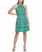Vince Camuto Women's Printed Sleeveless Fit & Flare Dress