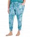 Alfani Plus Size Printed Essential Jogger Pants, Created for Macy's