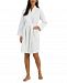 Charter Club Solid Waffle Wrap Robe, Created for Macy's