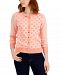Charter Club Printed Button-Down Cardigan Sweater, Created for Macy's