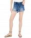 Inc International Concepts Women's High-Rise Frayed Denim Shorts, Created for Macy's