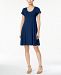Style & Co Women's Short-Sleeve A-Line Dress, Created for Macy's