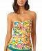 Anne Cole Women's Sunshine Floral-Twist Front-Shirred Tankini Top Women's Swimsuit