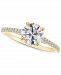 Portfolio by De Beers Forevermark Diamond Cathedral Pave Band Engagement Ring (5/8 ct. t. w. ) in 14k White, Yellow or Rose Gold