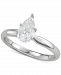 Diamond Pear-Cut Solitaire Engagement Ring (1 ct. t. w. ) in 14k White or Yellow Gold