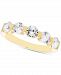 Diamond Five Stone Band (1-1/2 ct. t. w. ) in 14k White or Yellow Gold