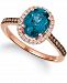 Le Vian Amethyst (1-3/8 ct. t. w. ) & Diamond (1/4 ct. t. w) Ring in 14k Rose Gold (Also in Citrine, Deep Sea Blue Topaz, Green Quartz, Peridot, Opal & Sky Blue Topaz)