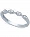 Diamond Scalloped Stackable Band (1/10 ct. t. w. )