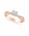 Diamond Twist Engagement Ring (5/8 ct. t. w. ) in 14k Rose, Yellow or White Gold