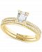 Effy Diamond Baguette Cluster Bridal Set (3/8 ct. t. w. ) in 14k White or Yellow Gold