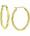 Giani Bernini Oval Twist Small Hoop Earrings, Created for Macy's