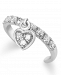 Giani Bernini Cubic Zirconia Heart Dangle Toe Ring, Created for Macy's