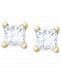 Princess-Cut Diamond Stud Earrings in 10k Yellow or White Gold (1/4 ct. t. w. )