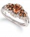Le Vian Chocolate Diamonds (5/8 ct. t. w. ) & Nude Diamonds (3/8 ct. t. w) Statement Ring in 14k Yellow or White Gold