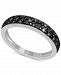 Black Diamond Pave Band (1/6 ct. t. w. ) in Sterling Silver