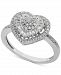Diamond Heart Cluster Ring (1/2 ct. t. w. ) in 14k White , Yellow or Rose Gold