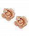 Pave Rose by Effy Diamond Flower (1-1/3 ct. t. w. ) in 14k Rose Gold or 14k Yellow Gold