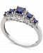 Sapphire (3/4 ct. t. w. ) & Diamond (1/6 ct. t. w. ) Ring in 14k Gold (Also Available in Ruby & Emerald)