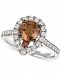 Le Vian Diamond Halo 20th Jubilee Ring (1-5/8 ct. t. w. ) in 14k Rose and White Gold