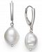 Giani Bernini Cultured Freshwater Pearl (9-1/2-10-1/2mm) Drop Earrings in Sterling Silver, Created for Macy's ( Also in 14k Gold Over Silver)