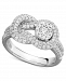 Diamond Pave Knot Ring in 14k White Gold (3/4 ct. t. w. )