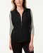 Karen Scott Zeroproof Fleece Vest, Created for Macy's