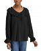 Inc International Concepts Women's Cotton Ruffled Blouse, Created for Macy's