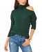 1. state Cold-Shoulder Cuffed Turtleneck Sweater
