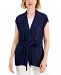 Charter Club Women's Tie-Front Cardigan, Created for Macy's