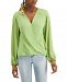 Inc International Concepts Women's Surplice Top, Created for Macy's