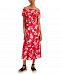 Charter Club Women's Off-The-Shoulder Floral-Print Midi Dress, Created for Macy's