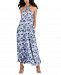 Inc International Concepts Printed Halter Maxi Dress, Created for Macy's
