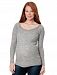 A Pea in the Pod Collection: AG Jeans Long Sleeve Scoop Neck Super Soft Maternity - L