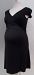 Boob Design short sleeve wrap dress - S / Black
