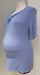 Gap Maternity powder blue nursing top - L
